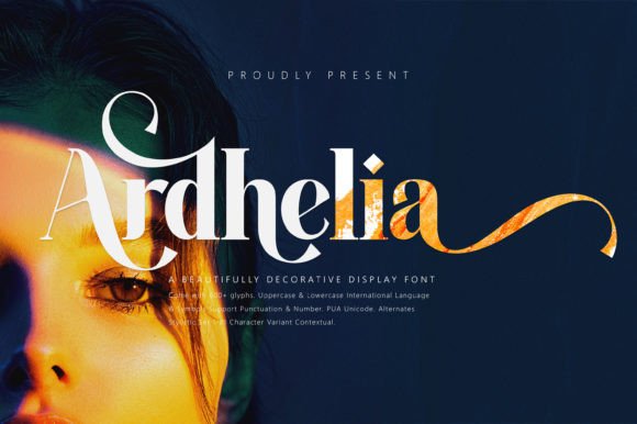 Ardhelia Serif Font for Elegant Craft Projects