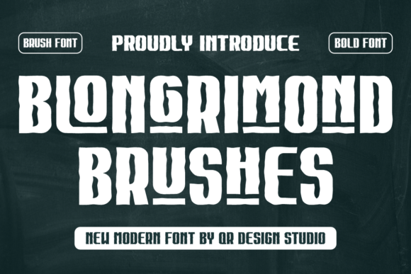 Blongrimond Brushes Font for Editorial Design