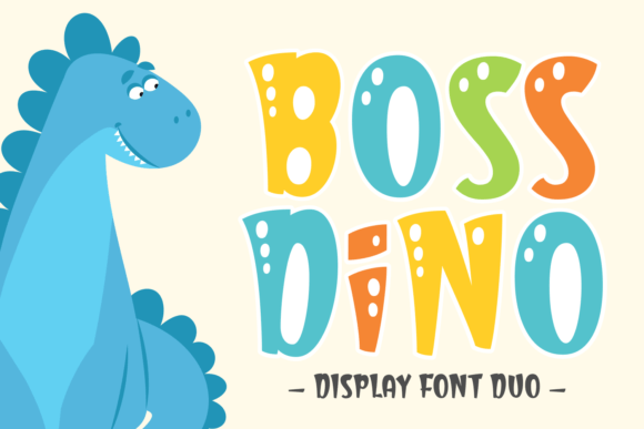 Boss Dino Font: A Playful Display Typeface for Editorial Design