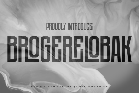 Brogerelobak Font: Bold Editorial Identity