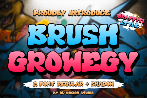 Brush Growegy Font: Bold Type for Campaign Visuals