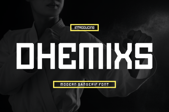 Dhemixs Font: Bold Sans Serif for Makers