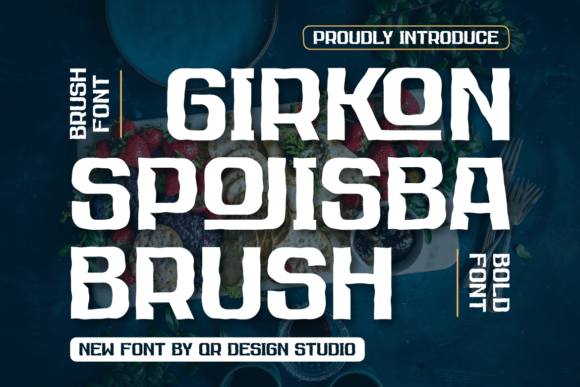 Girkon Spojisba Brush Font for Web Design
