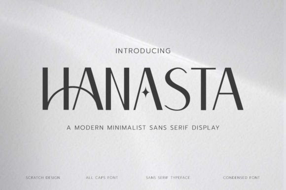 Hanasta Font: Modern Sans Serif for Digital Design