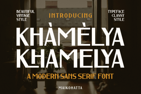 Khamelya Font: A Modern Sans Serif for Campaigns