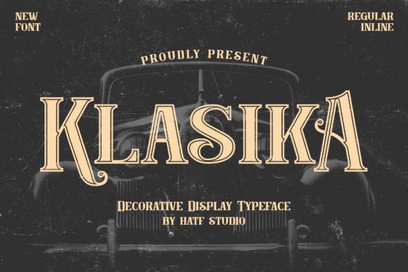 Klasika Font: Bold Blackletter for Handmade Labels