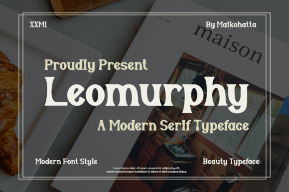 Leomurphy Font: A Modern Serif for Editorial Design