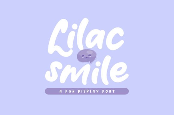 Lilac Smile Font: A Playful Display Typeface for Editorial Design