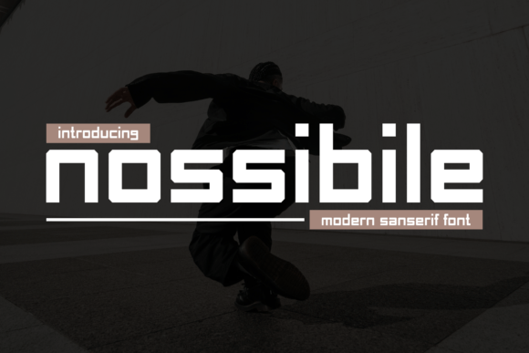 Nossibile Font: A Modern Sans Serif for Editorial Design