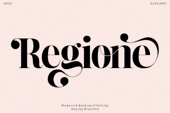 Regione Typeface: Elevating Small Business Branding