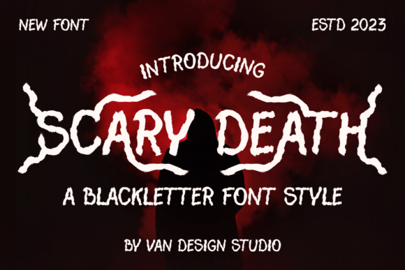 Scary Death Font: Bold Blackletter for Editorial Design
