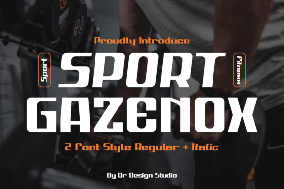 Sport Gazenox Font: Bold Type for Handmade Labels