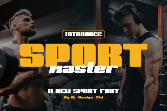 Sport Master Font: Bold Sans Serif for Editorial Design