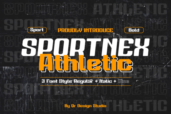 Sportnex Athletic Font for Bold Editorial Design