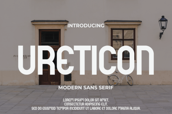 Ureticon Font: Modern Sans Serif for Web Design